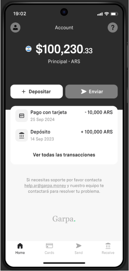 Garpa app preview